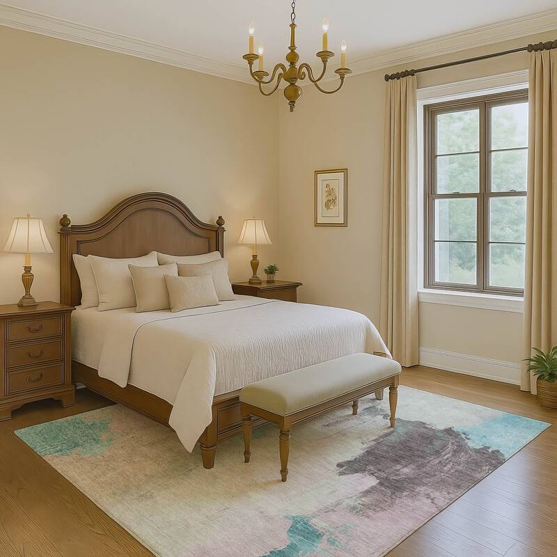 Premium Washable Super Soft Abstract Modern Mayfield Rug