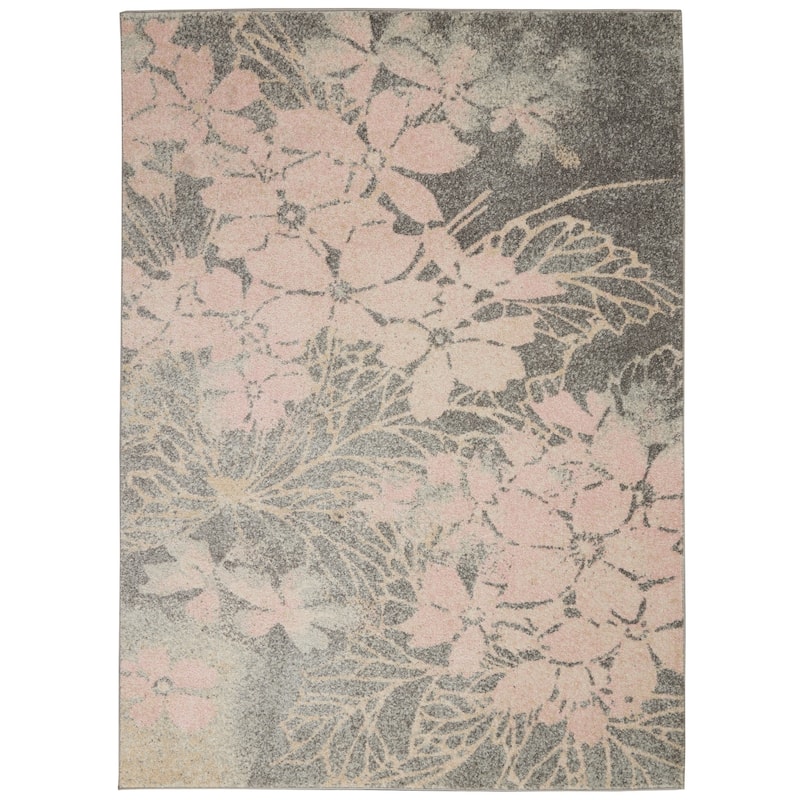 Nourison Tranquil Contemporary Abstract Floral Area Rug