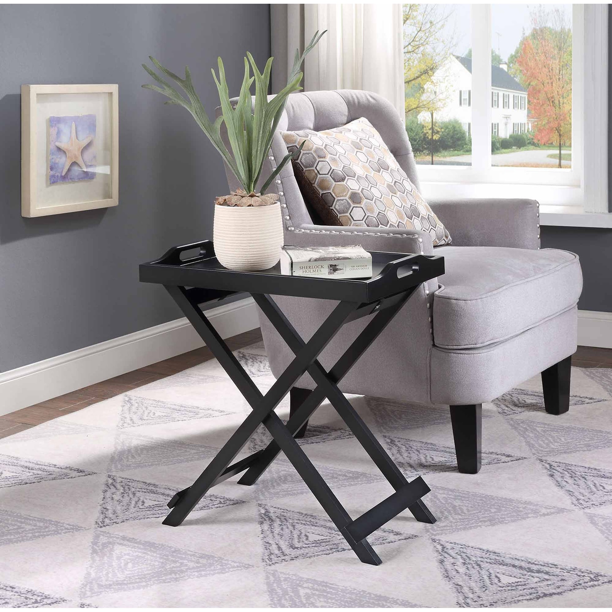 Convenience Concepts Designs2Go Folding Tray Table - On Sale - Bed Bath &  Beyond - 17904370