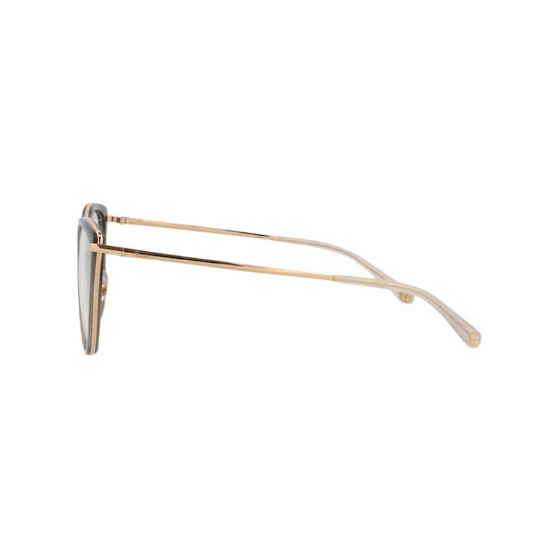 Pomellato Cat Eye-Frame Acetate Optical Frames, Transparent Lens, Shiny Dark Grey Frame