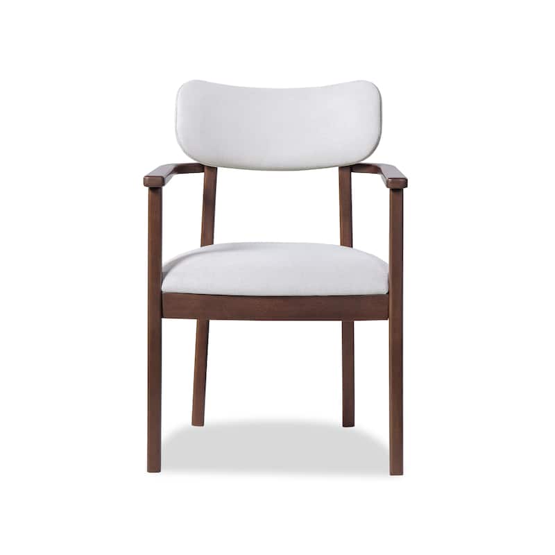 Christopher Knight Home - Upholstered Rubberwood Dining Chair Set with Fabric Seat