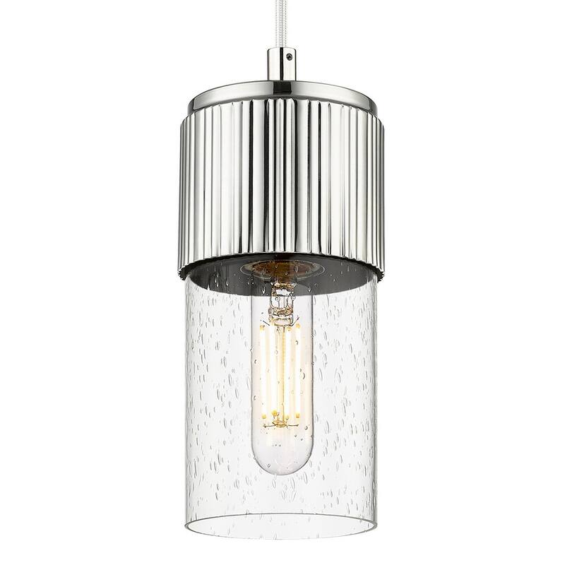 Innovations Lighting 428-1P-G428-7SDY Bolivar 7" Tall Mini Pendant - Polished Nickel