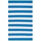 preview thumbnail 127 of 153, SAFAVIEH Handmade Montauk Caspian Stripe Cotton Flatweave Rug 4' x 6' - Blue/Ivory - Rectangle