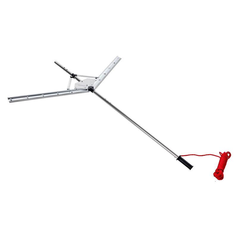 Lake Weed Cutter with 48" Cutting Width and Steel Blades - 47.99 x 57.09 x 1.18 in
