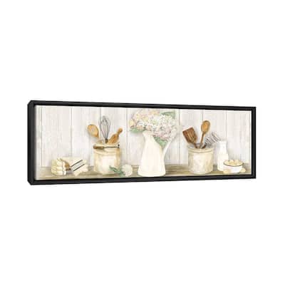 iCanvas "Vintage Kitchen Panel" by Tara Reed Framed Canvas Print