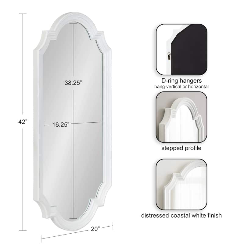 Kate and Laurel Fairbourne Framed Wall Mirror