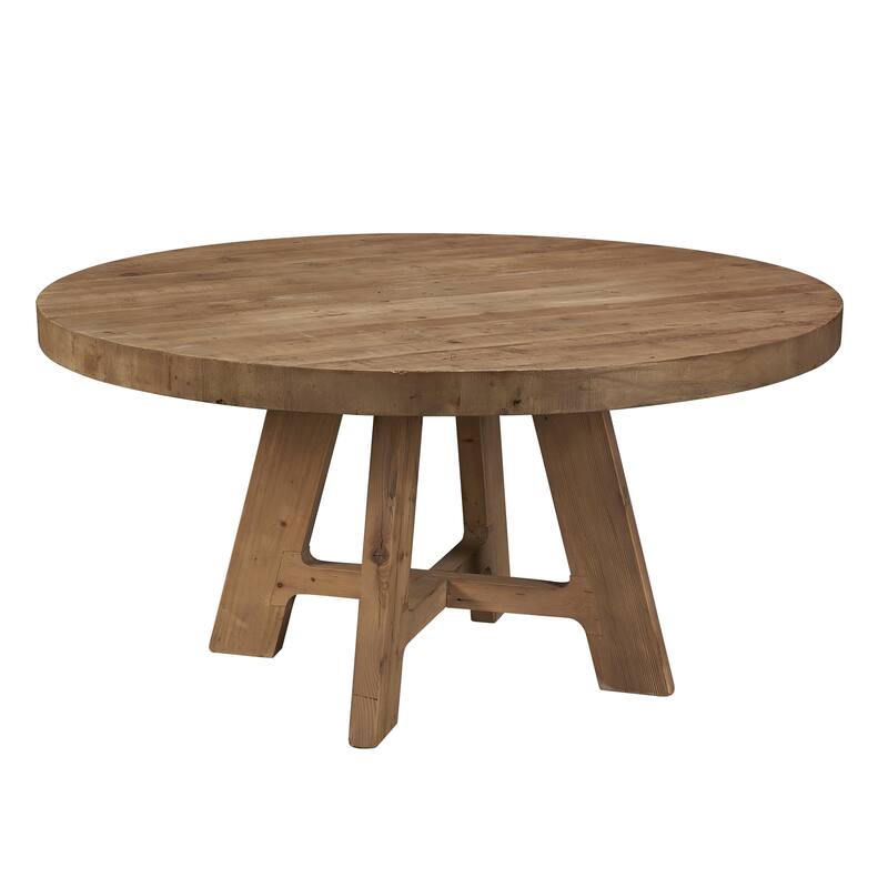 Cape Henry Reclaimed Pine Traditional 60-inch Round Table