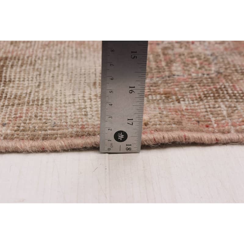 ECARPETGALLERY Hand-knotted Antalya Vintage Light Red Wool Rug - 4'7 x 8'8