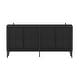 preview thumbnail 20 of 18, Buffet LED Light Industrial Glass Sideboard with Metal Frame and Tempered Glass Doors