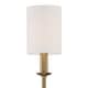preview thumbnail 2 of 9, Crystorama Lighting Group Bailey Single Light 16" Tall Wall Sconce
