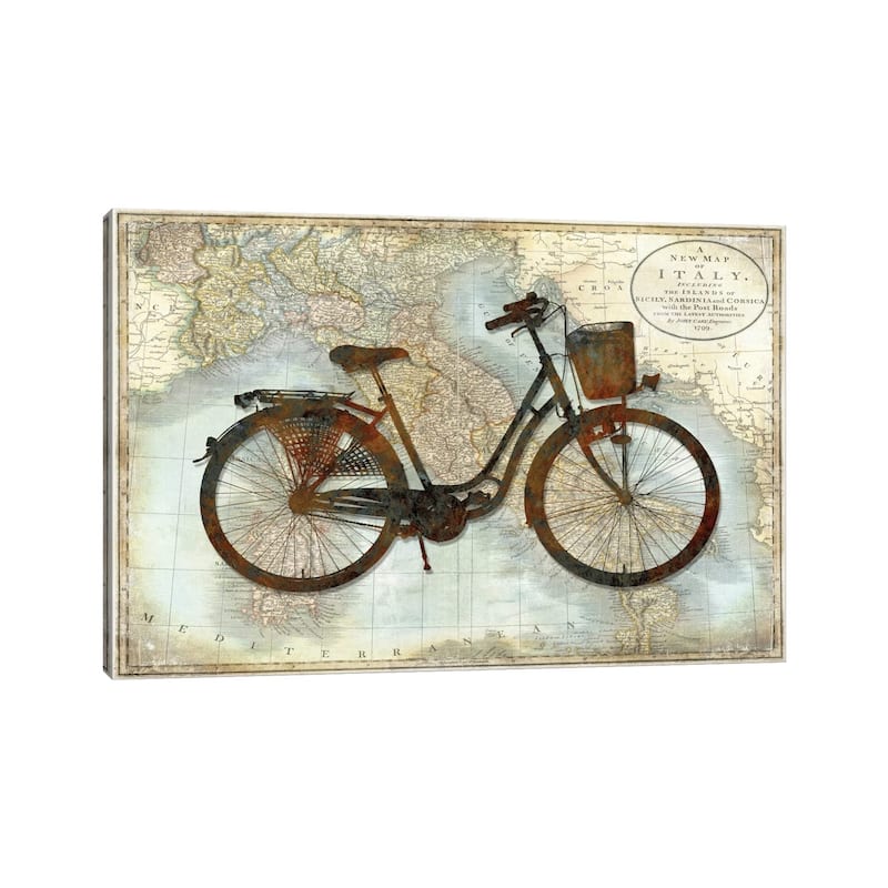 iCanvas "Bike Italy" by Amanda Wade Canvas Print