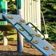 preview thumbnail 2 of 4, Green Metal Safety Grab Handles Set, Kids Outdoor Play House Hand Grip Bars for Jungle Gym Playground Set Accessory