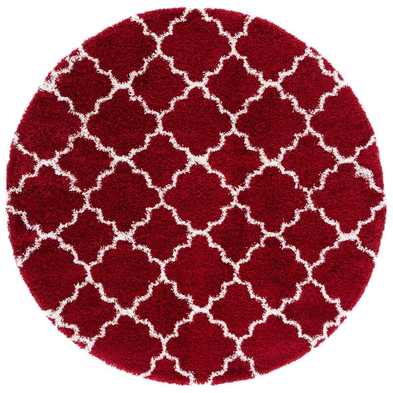 SAFAVIEH Hudson Shag Vitchka Glam Trellis 2-inch Area Rug