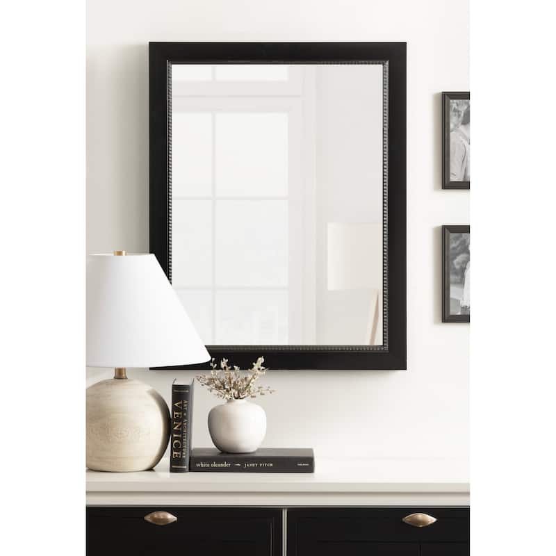 Kate and Laurel Monetta Rectangle Bathrom Wall Mirror
