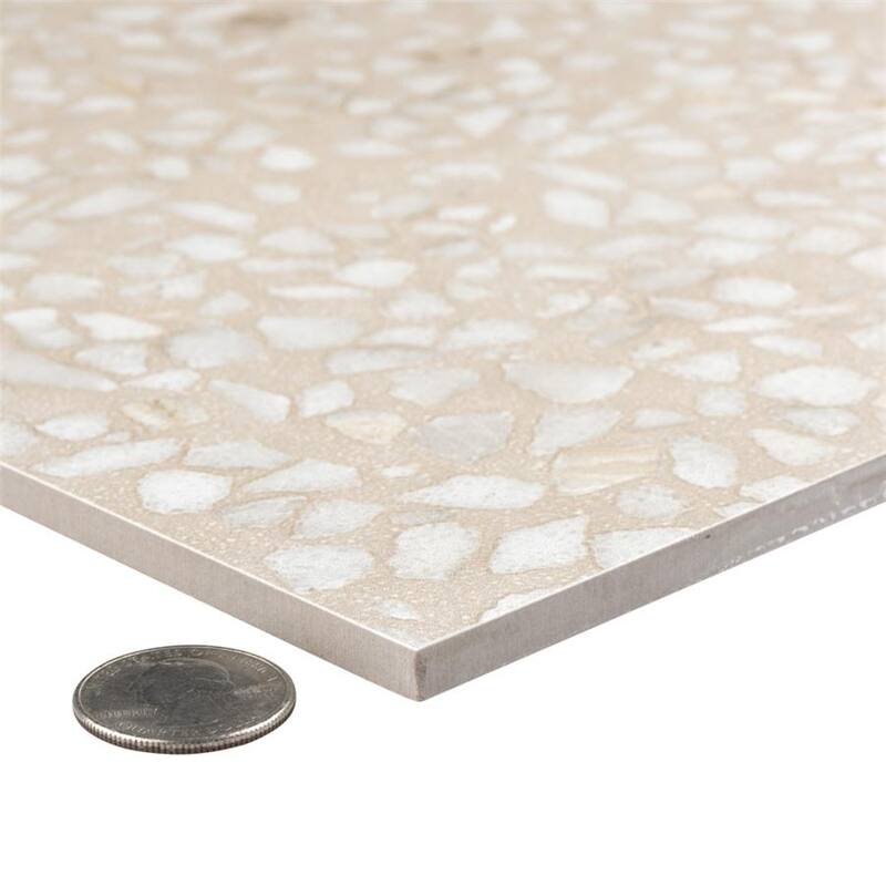 Merola Tile Farnese Amalfi Crema 11-1/2" x 11-1/2" Porcelain Floor and Wall Tile