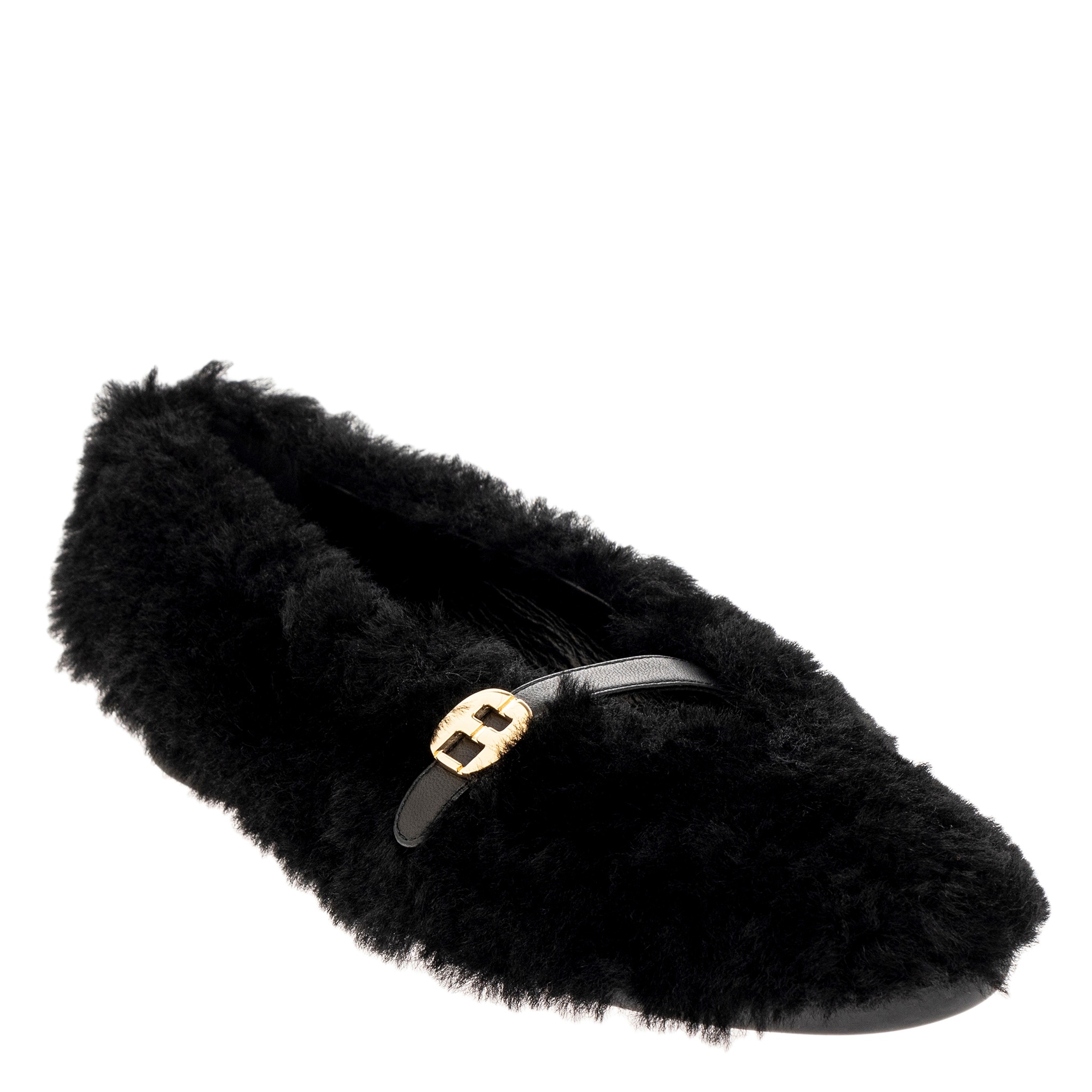 Ferragamo Furry Noella Flats