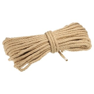 Jute Twine 10mm, 82 Feet Long Brown Twine Rope for DIY Subjects - Bed ...
