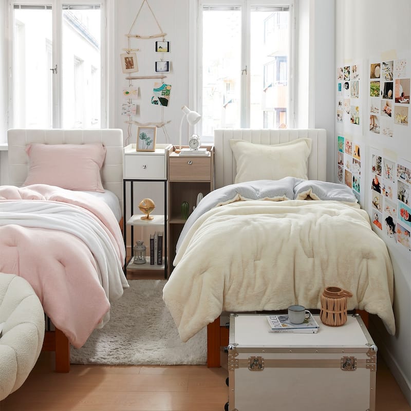 Chunky Sweater - Coma Inducer® Oversized Comforter Set - Whiteout Blizzard Gray