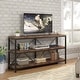 preview thumbnail 3 of 19, Rustic Console Sofa Table, 3 Tiers Industrial Narrow Long Sofa Table