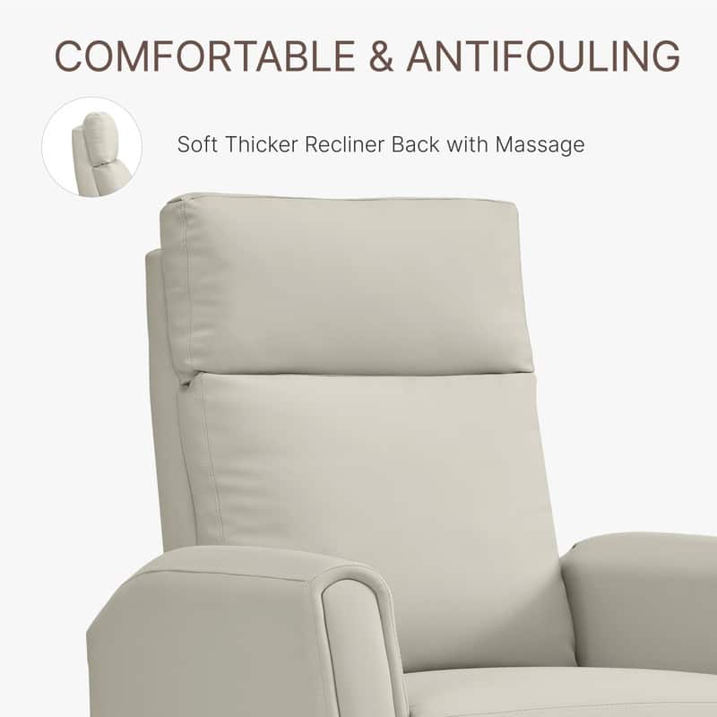 Andrea Recliner Chair with LED Lights, Heating & Massage