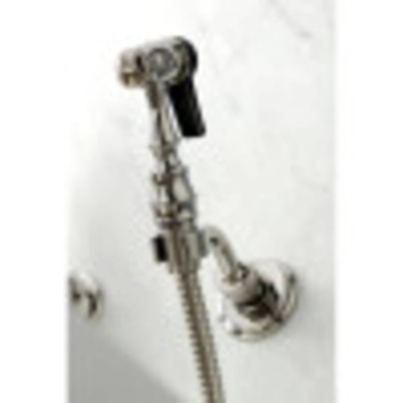 Kingston Brass Heritage 1.8 GPM Wall Mounted Widespread Bridge Kitchen