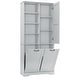 preview thumbnail 34 of 75, GDFStudio - Elijah Tall Bathroom Cabinet with Tilt-Out Laundry Hampers and Adjustable Shelves