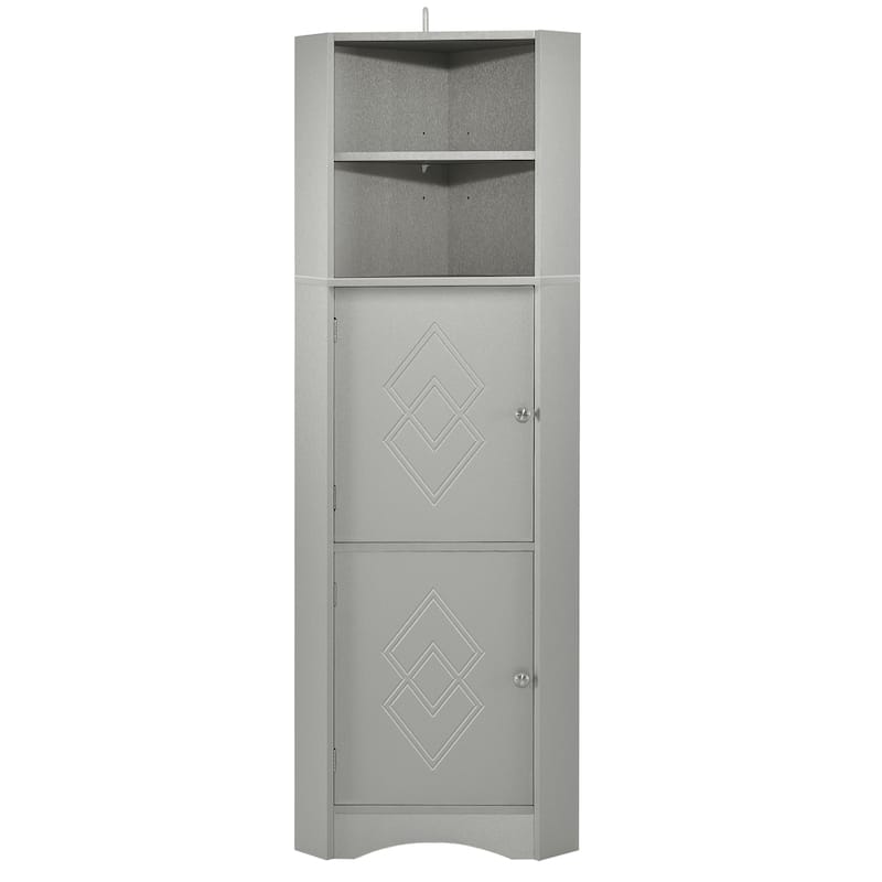 Tall Bathroom Corner Cabinet