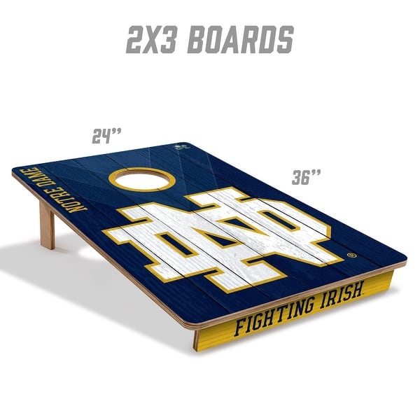 Notre Dame Fighting Irish NCAA Tailgate Cornhole Board Set