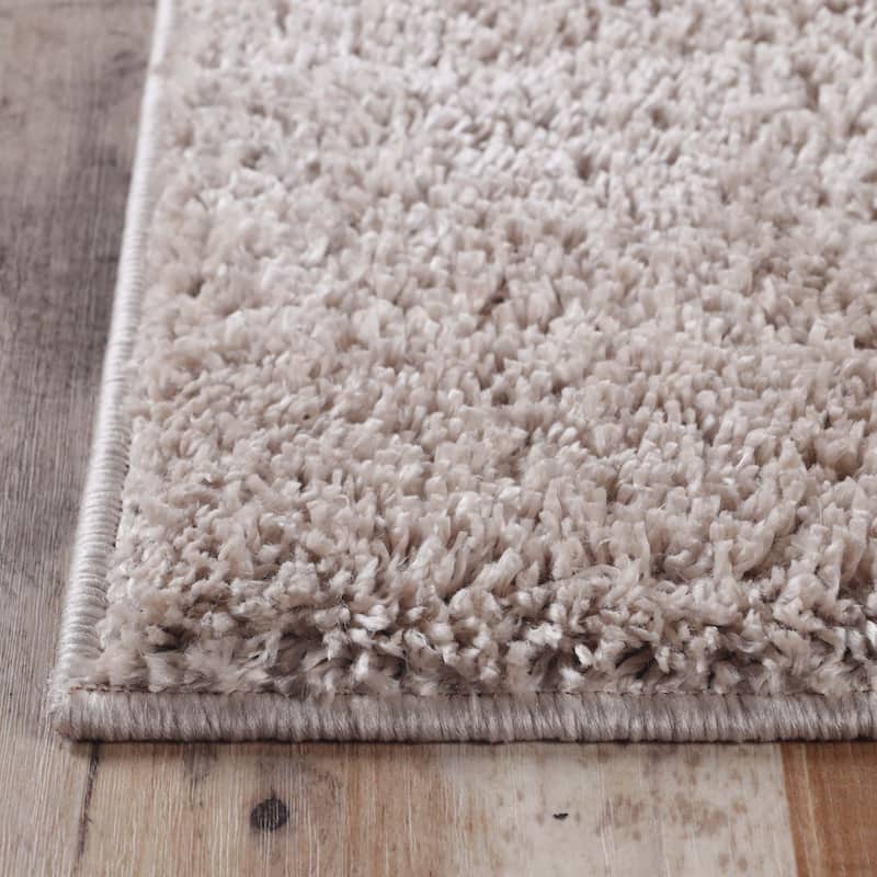 Superior Plush Shag Fuzzy Modern Solid Indoor Area Rug or Runner