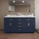 Option Dark Blue / Giotto Quartz Top / Brushed Gold