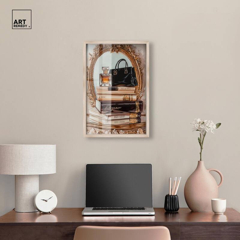 Elegant Glam by the Mirror Shadowbox by Art Remedy