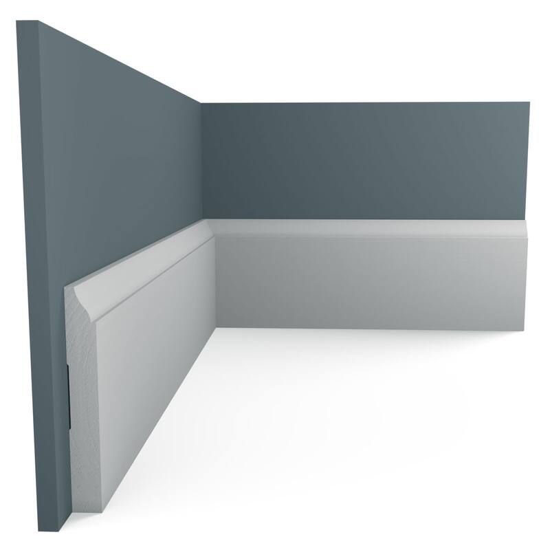 WM620: 9/16-in D x 4-1/4-in W x 96-in L Americraft Solid Hardwood Stain Grade Ogee Base Moulding