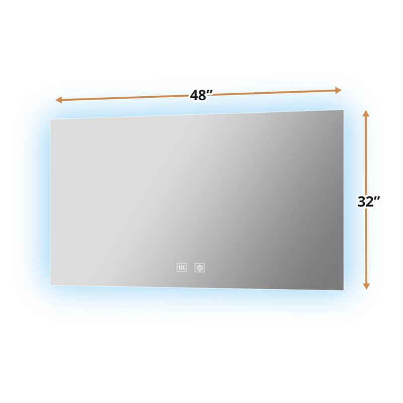 Vellum LED Bathroom Vanity Mirror - N/A
