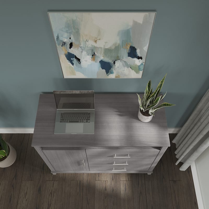 Somerset 3 Drawer Dresser and Bedroom TV Stand by Bush Furniture