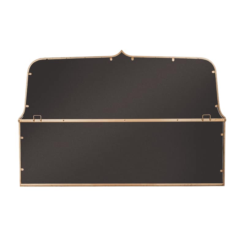 Arched Metal Framed Wall Mirror