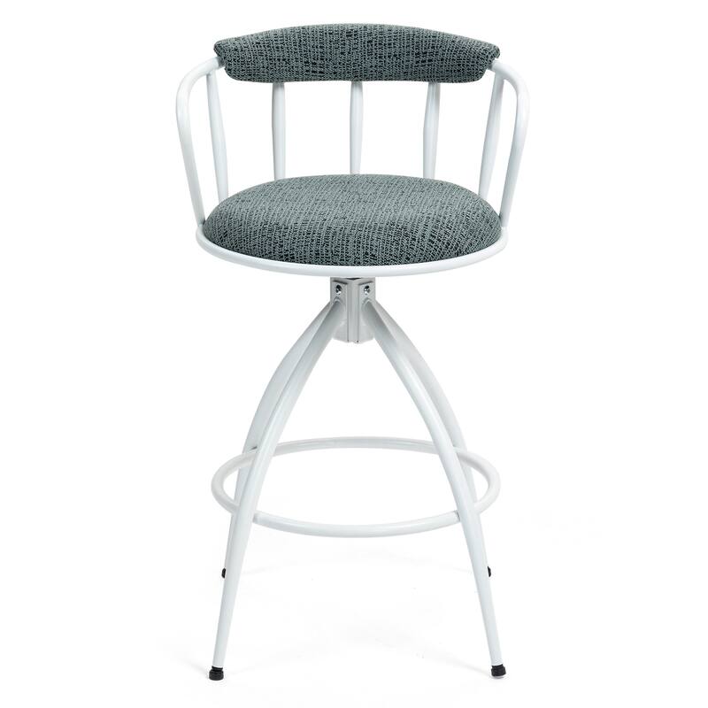 Ostweer Furniture Set of 2 26'' Modern Industrial Design Bar Chairs - Beige