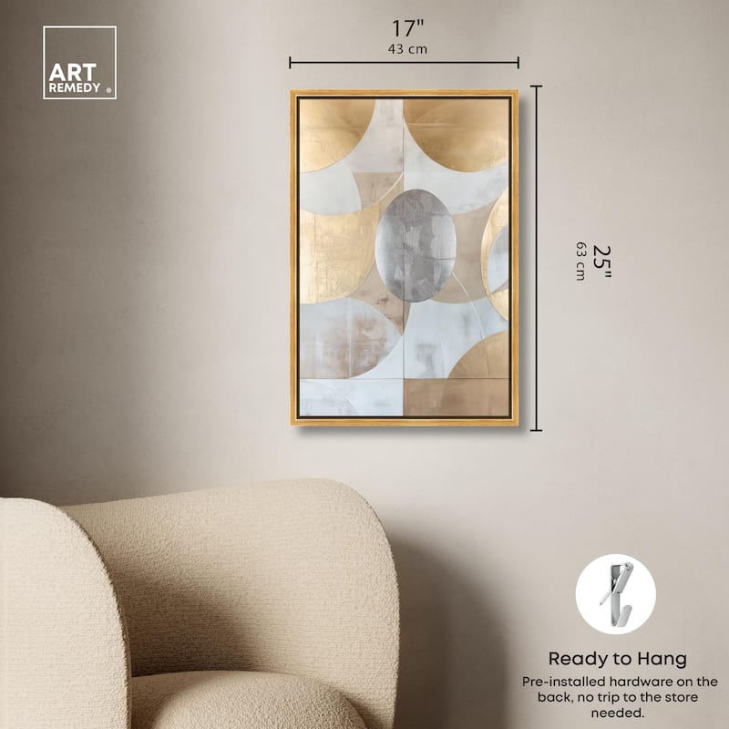 Golden Orb II Canvas by Art Remedy