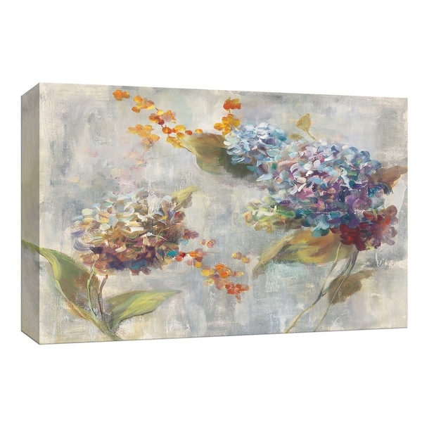 PTM Images 9-153896 PTM Canvas Collection 8" x 10" - "Autumn Hydrangea II" Giclee Flowers Art Print on Canvas