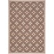 preview thumbnail 1 of 0, SAFAVIEH Veranda Indoor/ Outdoor Waterproof Patio Backyard Rug 6' 7" x 9' - Cream/Chocolate - Rectangle