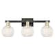Option Black Antique Brass / White Mouchette