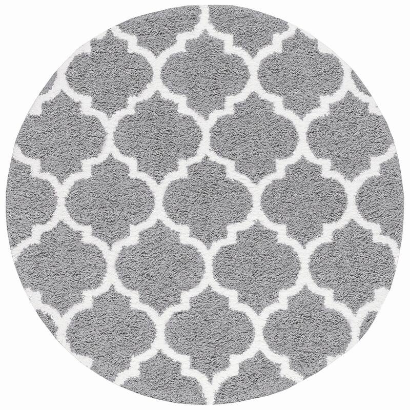 Joy Shag Moroccan Geometric Indoor Area Rug