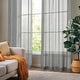 preview thumbnail 20 of 32, Deconovo Linen Sheer Curtains - Light Filtering Rod Pocket Drapes, 2 Panels