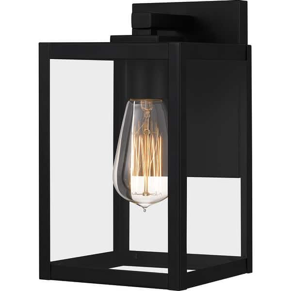 slide 2 of 8, Westover 1-Light Earth Black Outdoor Lantern - Earth Black