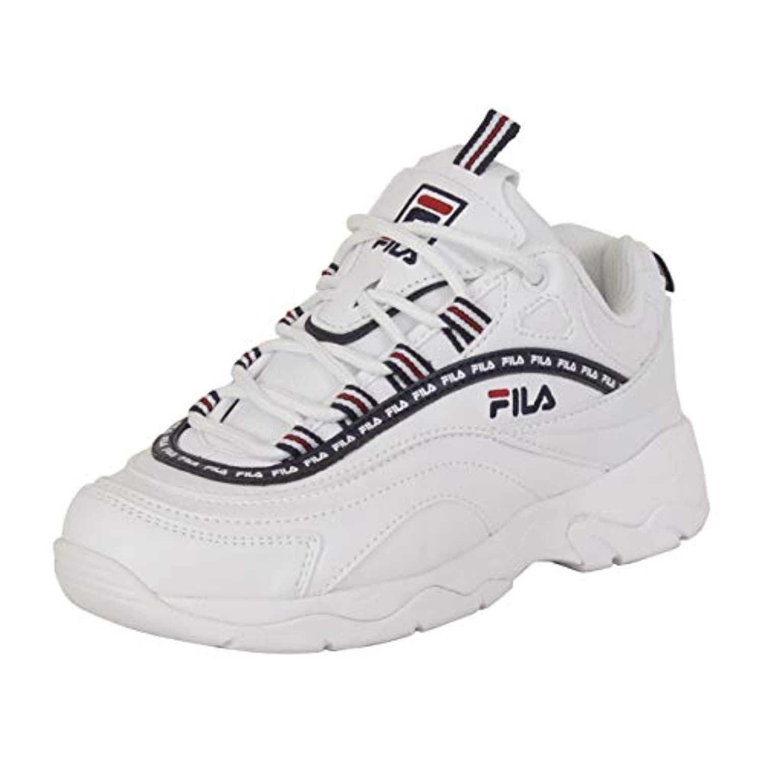 fila ray black white
