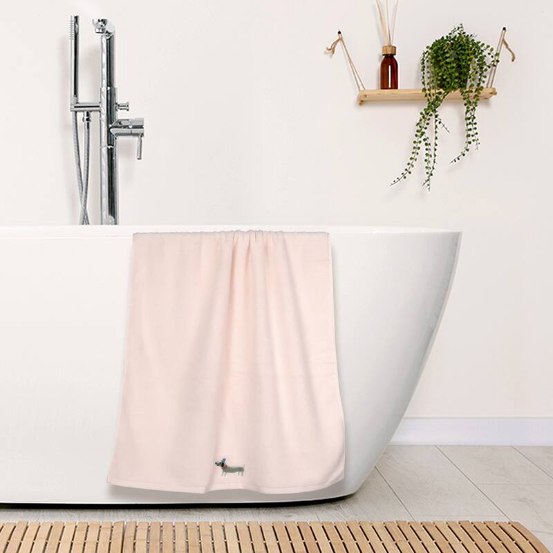 Cotton 2 Pack Bath Towels Set, Large Towels, Absorbent Quick Dry and Lightweight Towels for Bathroom 24" x 48"