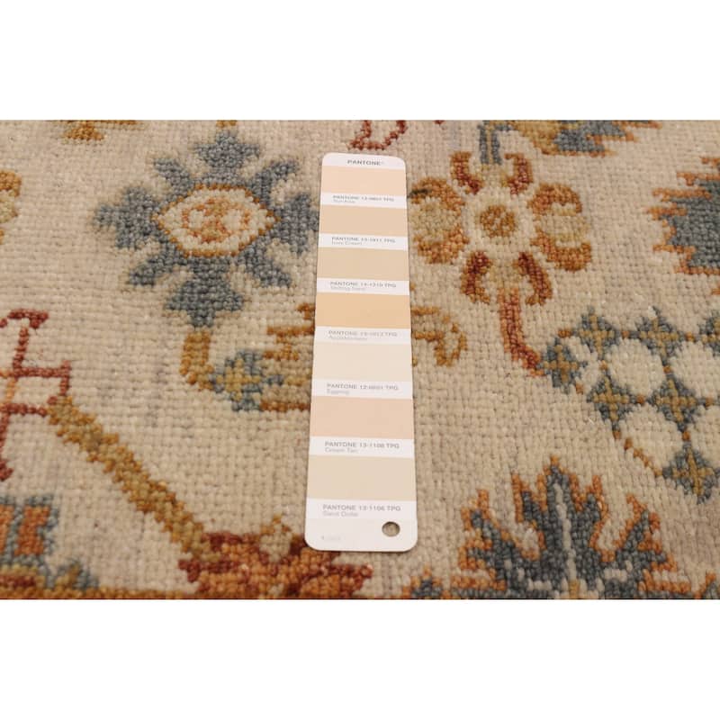 ECARPETGALLERY Hand-knotted Finest Agra Jaipur Ivory Wool Rug - 8'0 x 9'11
