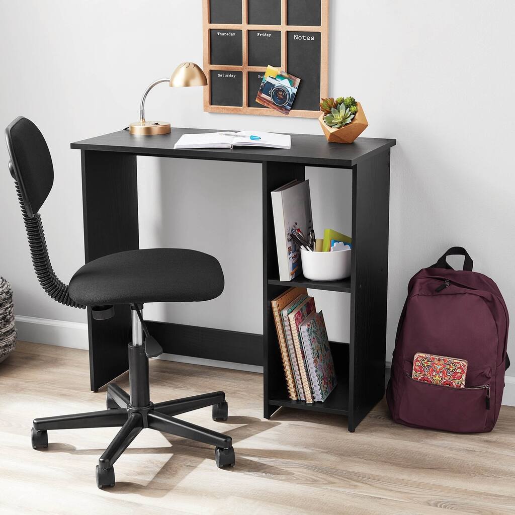 Computer Desk Writing Table 33 Inch Home Tabletop Bedroom Laptop Tabletop Study Office Workstation Black