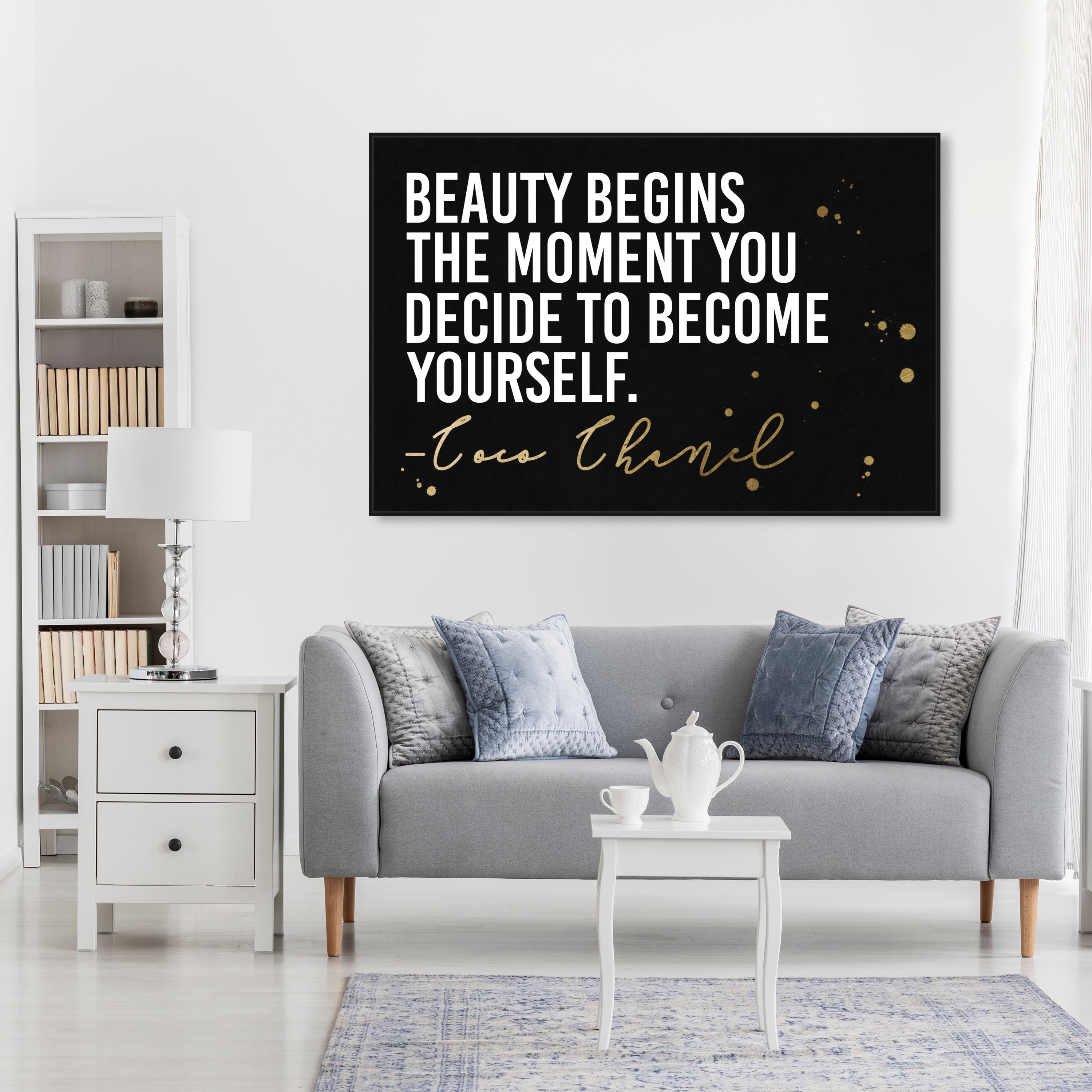 Beauty begins the moment you decide to be yourself -Coco Chanel