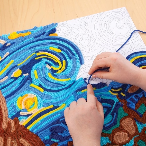 Y'Art Masterpiece Yarn Craft Set - The Starry Night - Bed Bath & Beyond -  32830668