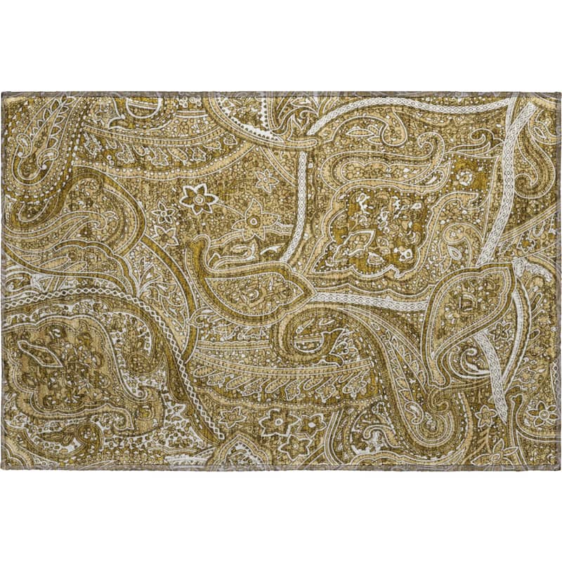 Premium Washable Super Soft Traditional Paisley Mayfield Rug